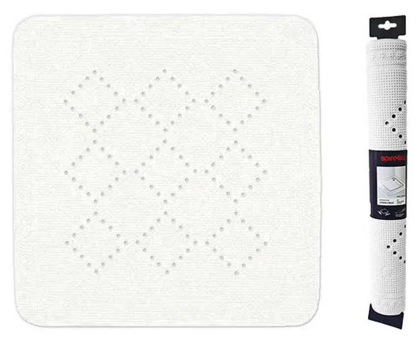 Коврик для душа Spirella Alaska 55x55 41971 (White) - 2