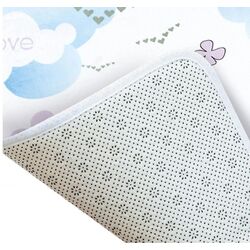 Covoras pentru baie Tatkraft 14886 50x80 (White/Blue) Thumb