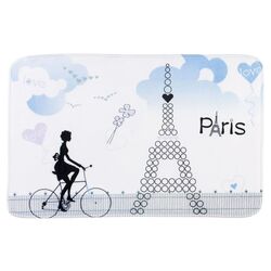 Коврик для ванной Tatkraft 14886 50x80 (White/Blue)