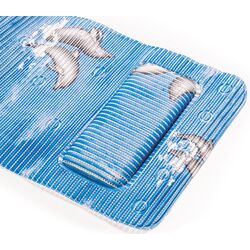 Covoras pentru baie Tatkraft Dolphin 18594 36х125cm (Blue) Thumb