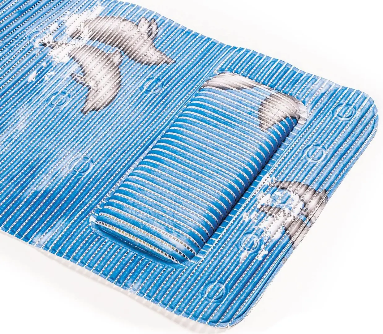 Covoras pentru baie Tatkraft Dolphin 18594 36х125cm (Blue) - 3