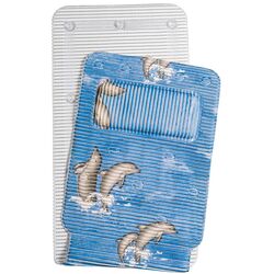 Covoras pentru baie Tatkraft Dolphin 18594 36х125cm (Blue) Thumb