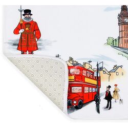 Коврик для ванной Tatkraft Ultra Soft 14923 50x80 (White/Red) Thumb