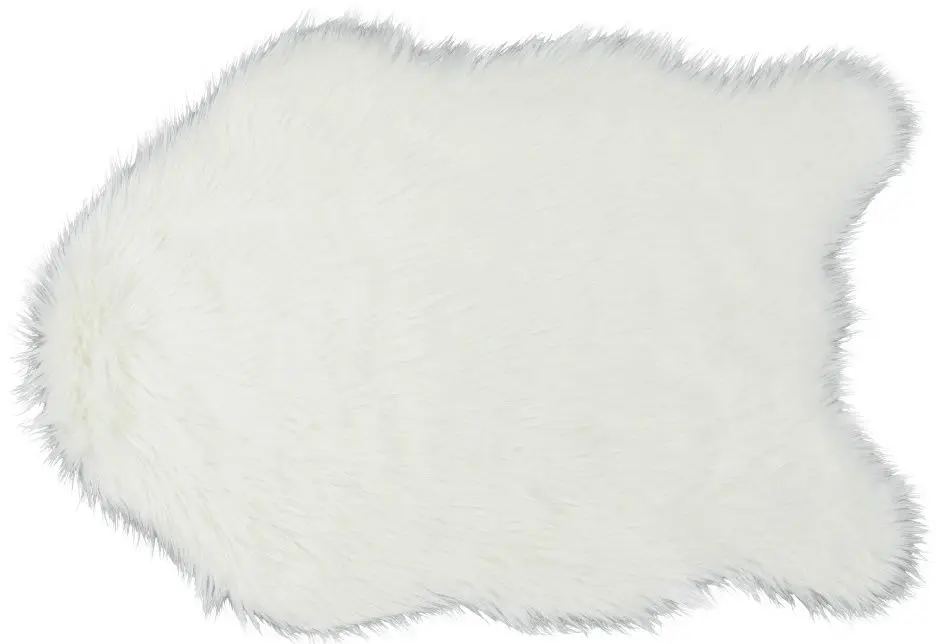 Декоративный коврик Tempo Kondela Ebony Typ 1 60x90 (White)