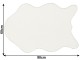 Covoras decorativ Tempo Kondela Rabit Typ 7 60x90 (White)