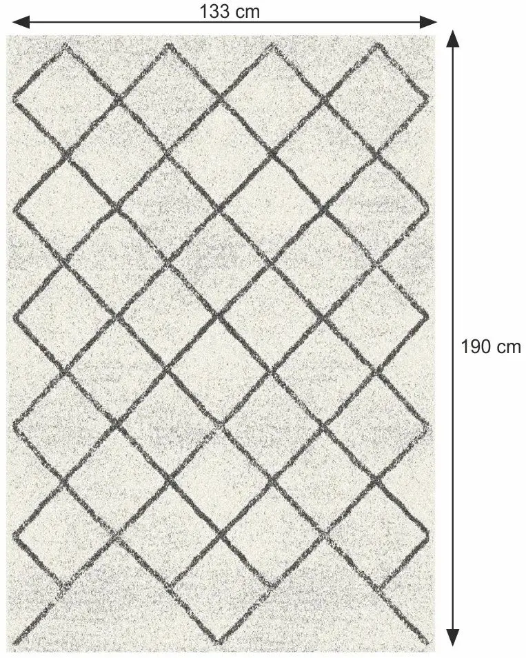 Covor Tempo Kondela Mates Typ 2 (Beige/Black) - 2