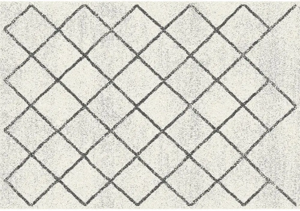 Covor Tempo Kondela Mates Typ 2 (Beige/Black)