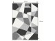 Covor Tempo Kondela Sanar 100x150 (Black/Gray/White)