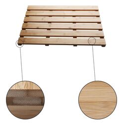 Covor antiderapant pentru baie Tempo Kondela Klera (Natural) Thumb