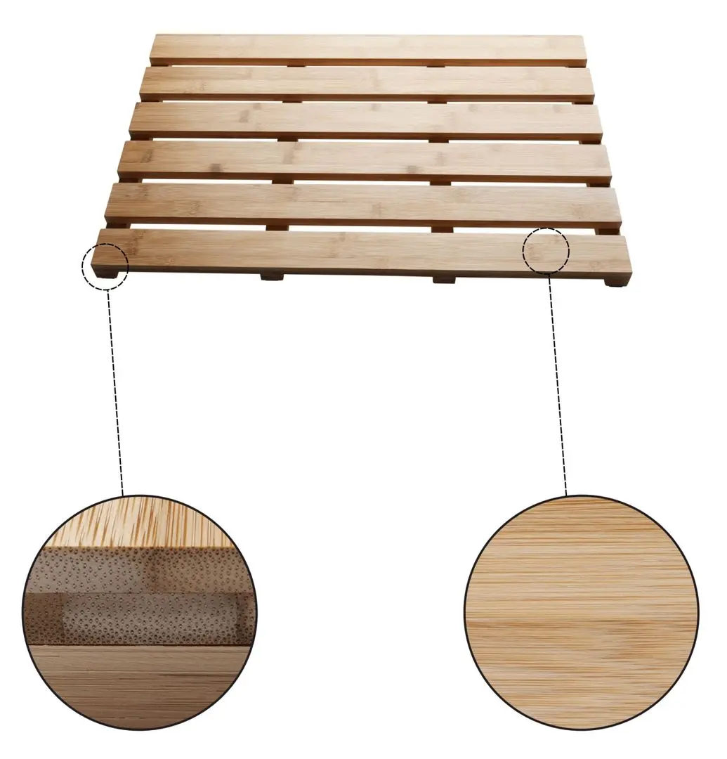 Covor antiderapant pentru baie Tempo Kondela Klera (Natural)