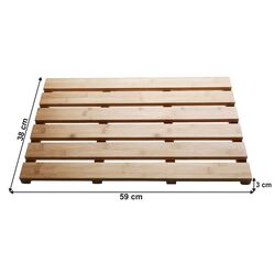 Covor antiderapant pentru baie Tempo Kondela Klera (Natural) Thumb