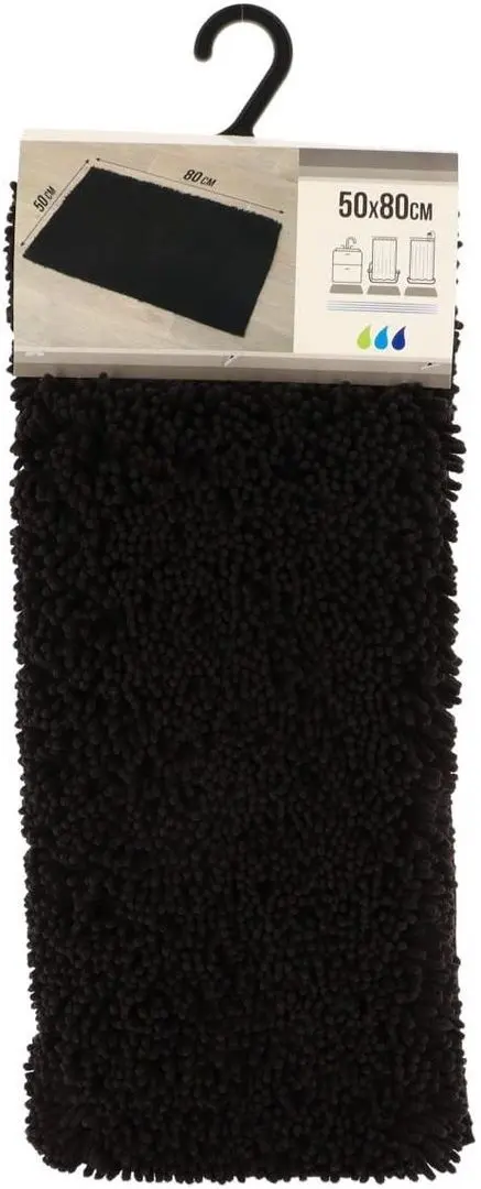 Коврик для ванной Tendance 47246 50x80cm (Black)
