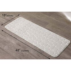 Covoras pentru baie Tendance 49816 45x120cm (White) Thumb