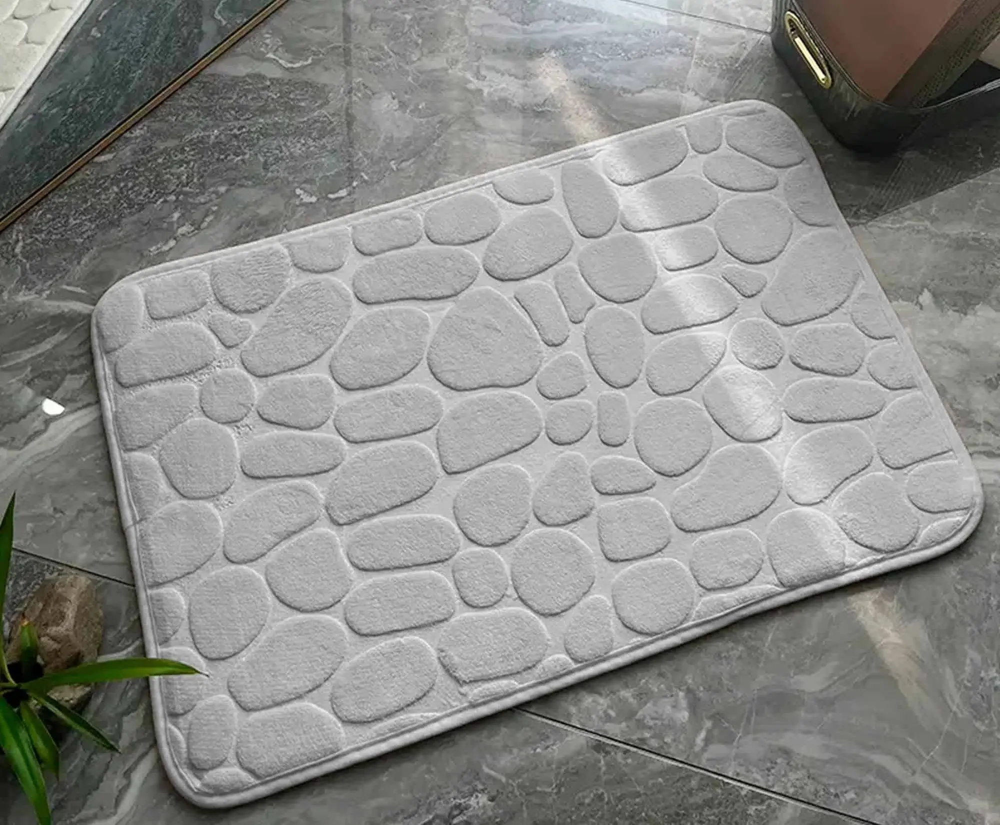 Covoras pentru baie Tendance 55721 50x80cm (Light Gray)