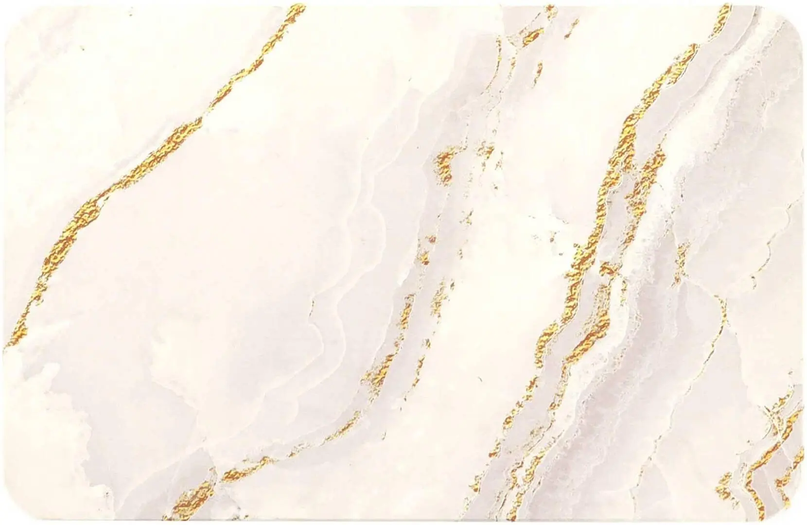 Covoras pentru baie Tendance 55738 39x60cm (White Marble)