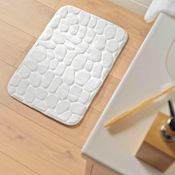 Covoras pentru baie Tendance Pebble 56191 50x80cm (White) Thumb