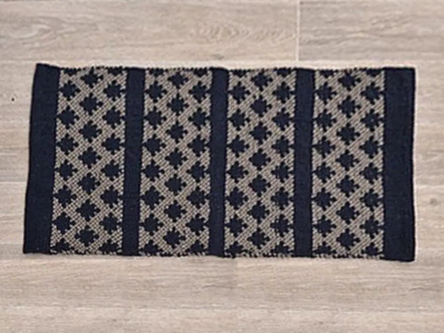 Covoraş textil Tendance Zig Zag 50x80cm (Brown/Black)