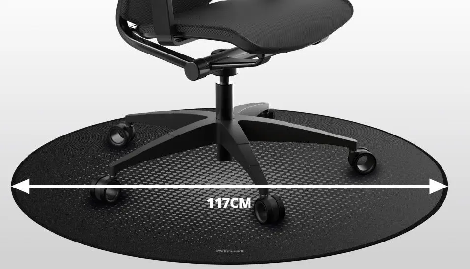 Напольный коврик Trust Mika Round Floor (Black)