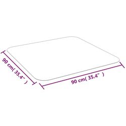 Коврик для защиты пола VidaXL 240668 90x90 (Transparent) Thumb