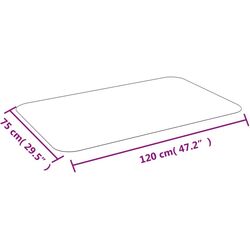 Covor de protectie pentru podea VidaXL 240669 120x75 (Transparent) Thumb