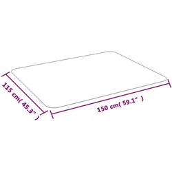 Коврик для защиты пола VidaXL 373644 150x115 (Transparent) Thumb