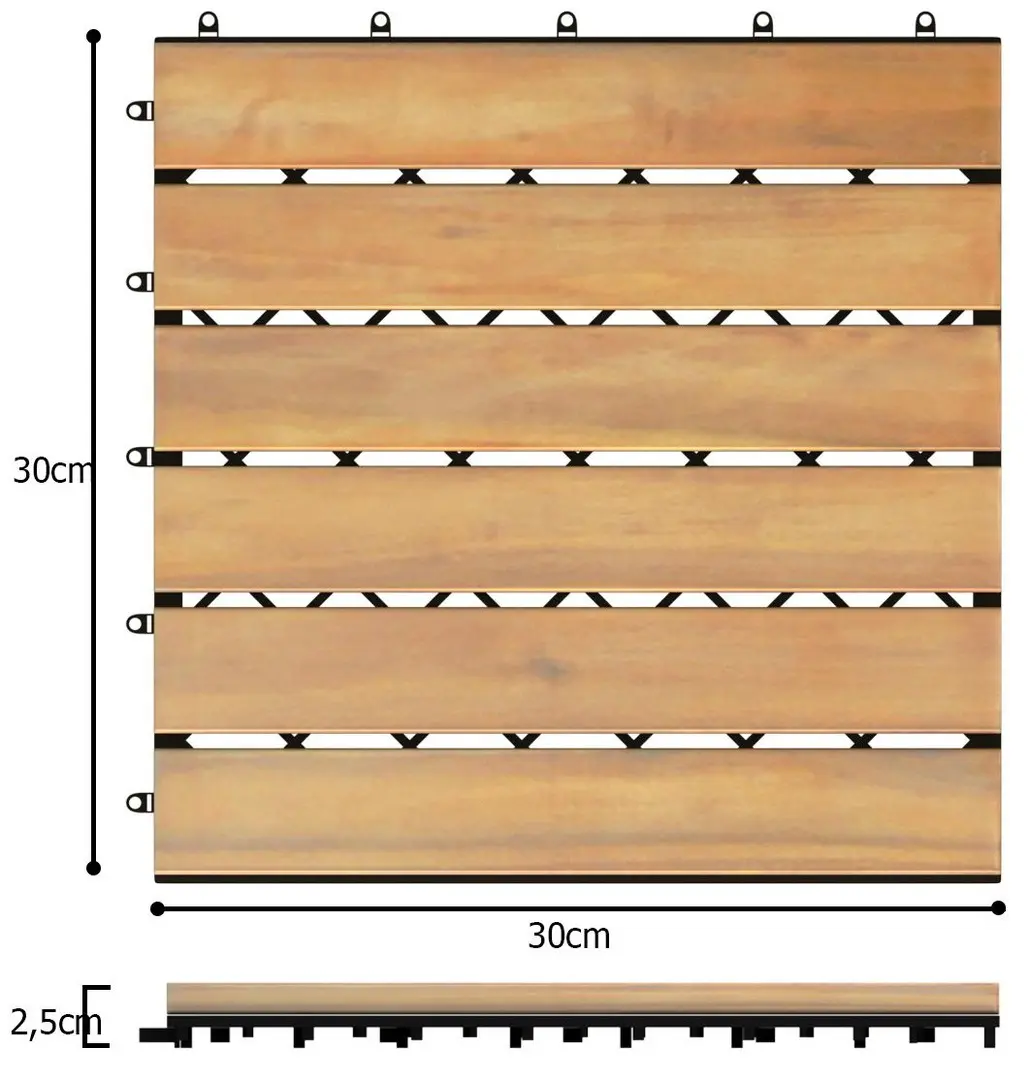 Laminat Costway HW65267 (Acacia) - 5