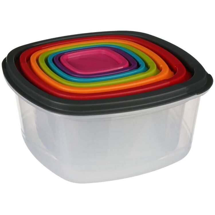Set caserole cu capace 5Five 120392 (Transparent)