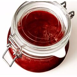 Borcan pentru depozitare Ikea Korken sticla transparenta 0.5l Thumb