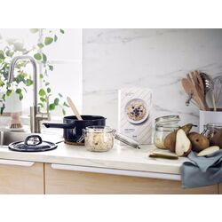 Borcan pentru depozitare Ikea Korken sticla transparenta 0.5l Thumb