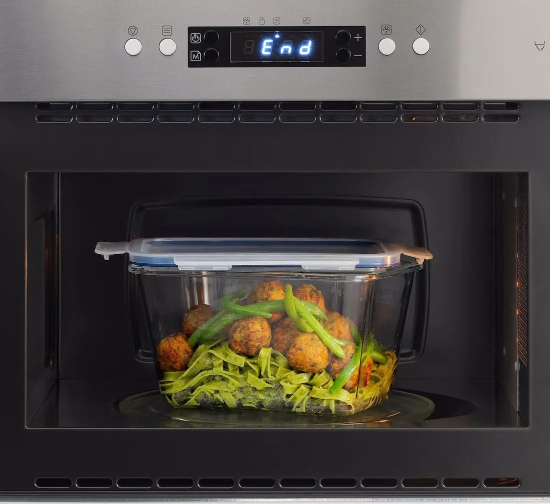 Caserola cu capac Ikea 365+ dreptunghiulara/sticla/plastic 1.8l