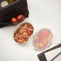 Ланч-бокс Ikea Utbjuda (Светло-Серо-Бежевый) Thumb