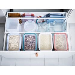 Set caserole Ikea 365+ patrat/plastic 750ml (Transparent) Thumb