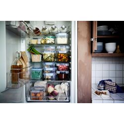 Set caserole Ikea 365+ patrat/plastic 750ml (Transparent) Thumb