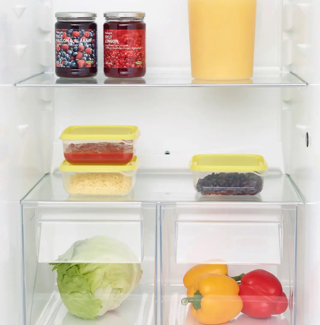 Set caserole Ikea Pruta 0.6ml (Transparent/Galben)