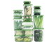 Set caserole Ikea Pruta 17 bucati (Transparent/Verde)