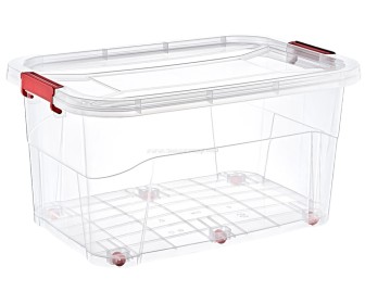 Caserola cu capac Turan Smartware XL TRN-223 60L (Transparent)