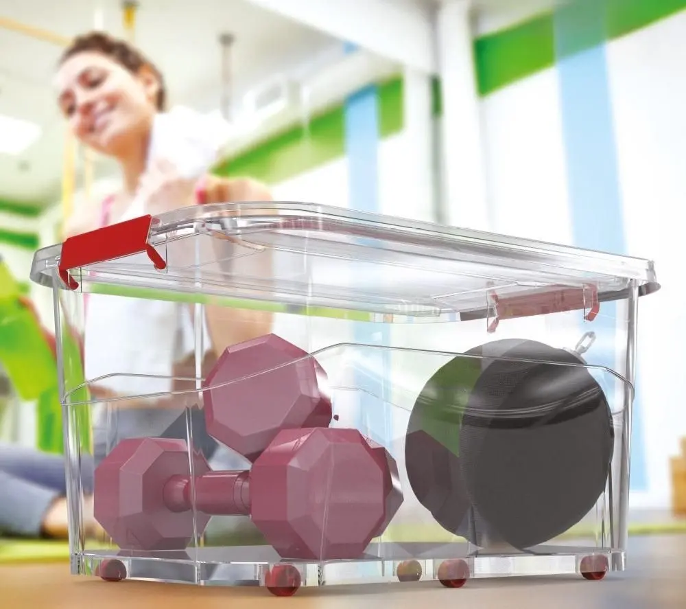 Caserola cu capac Turan Smartware XL TRN-223 60L (Transparent)