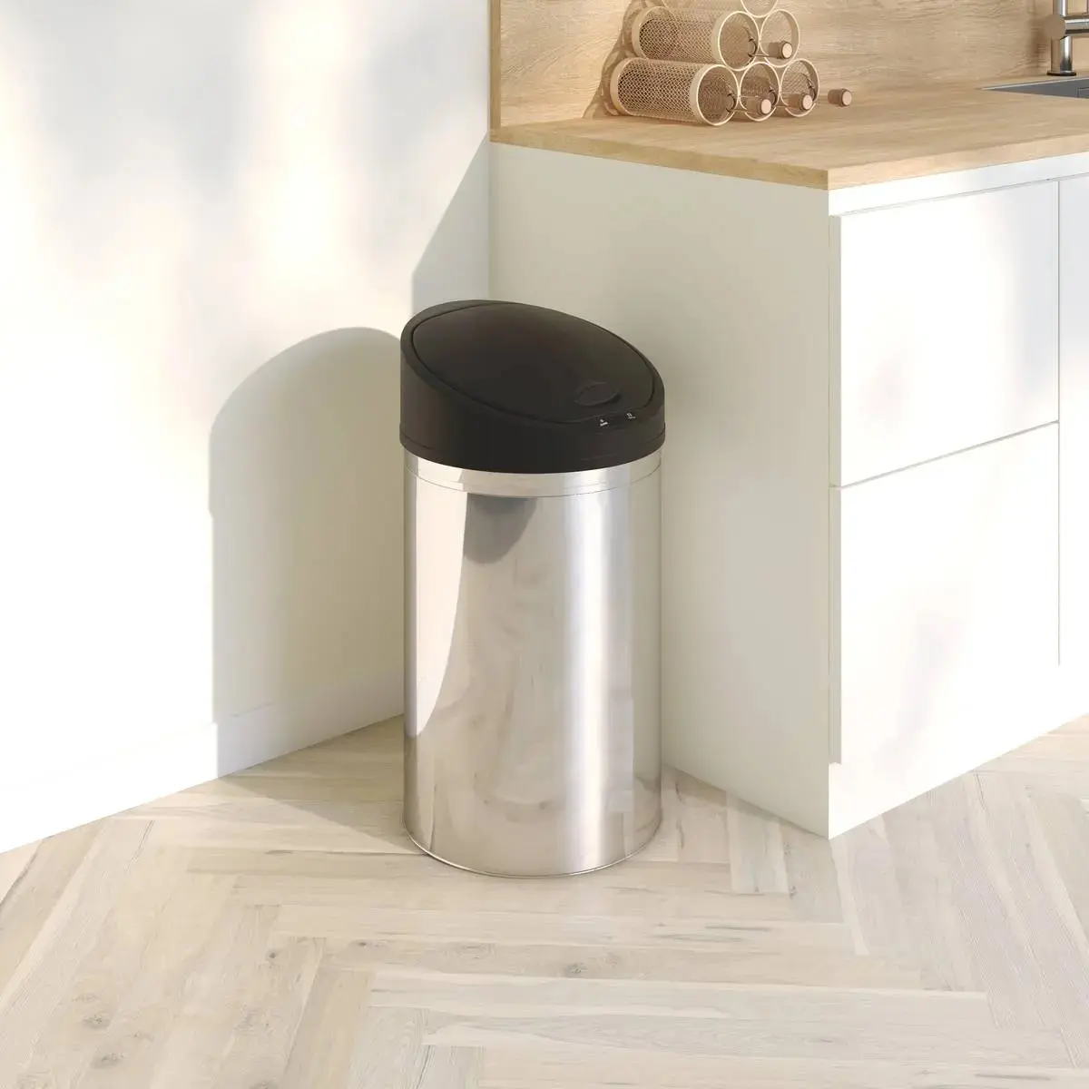 Cos de gunoi 5Five Sensor 42L (Silver)