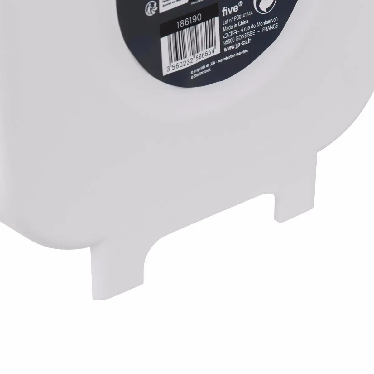 Мусорное ведро 5Five Space saving 8L (White/Gray)