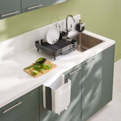 Мусорное ведро 5Five Space saving 8L (White/Gray) Thumb