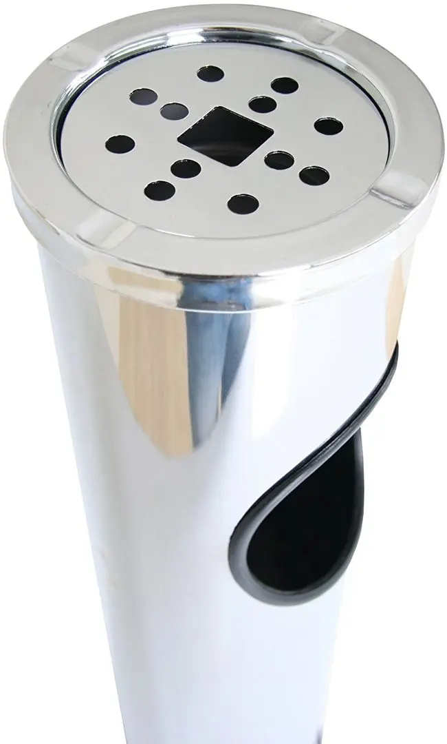 Cos de gunoi Axentia 251195 (Chrome)