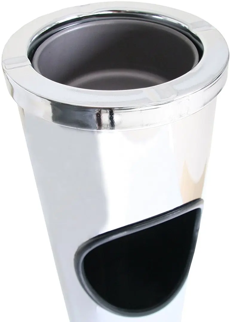 Cos de gunoi Axentia 251195 (Chrome)