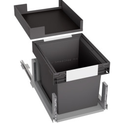 Cos de gunoi incorporabil Blanco Select II 40/1 Combi (Black)