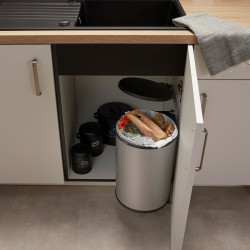 Cos de gunoi incorporabil Blanco Singolo XL 527971 (Silver) Thumb