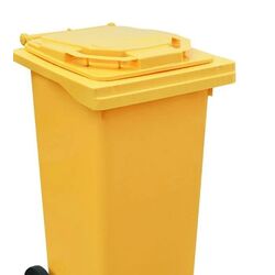 Уличный контейнер для мусора Napochim 100597045 120L (Yellow) Thumb