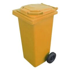 Уличный контейнер для мусора Napochim 100597045 120L (Yellow)