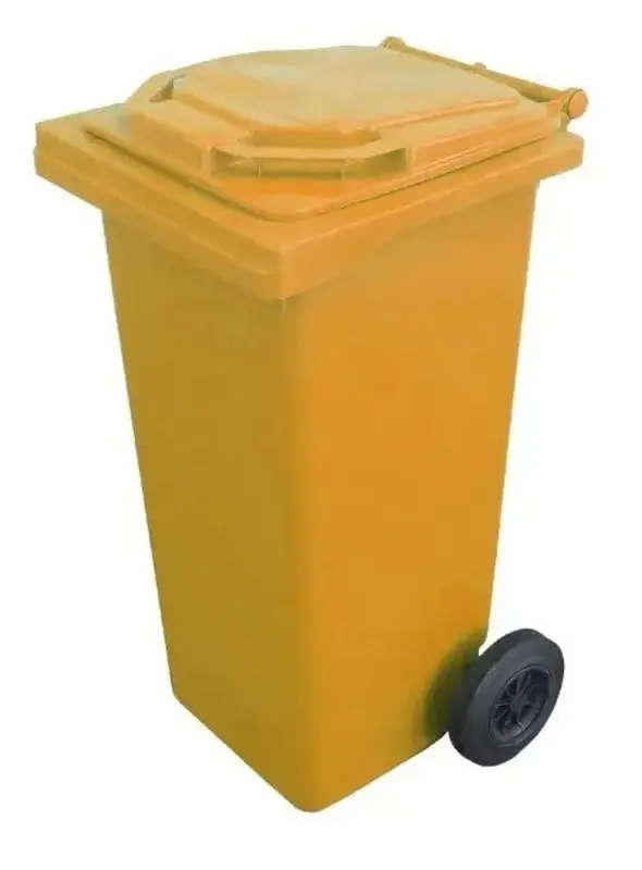 Уличный контейнер для мусора Napochim 100597049 240L (Yellow)