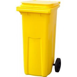 Уличный контейнер для мусора Tara MKT120L (Yellow)