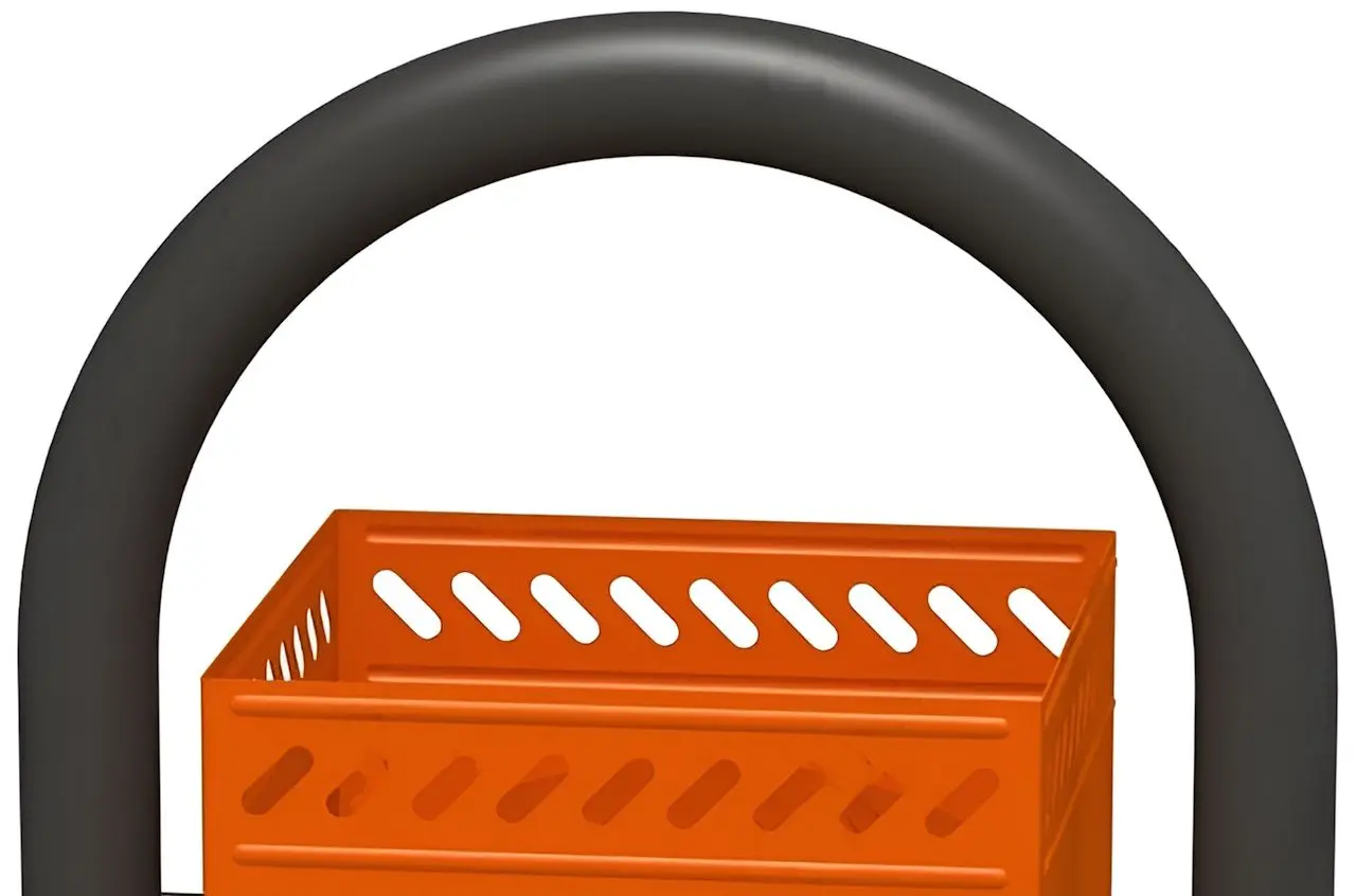 Urna stradala pentru gunoi Copfer PTP 052-01 (Black/Orange)