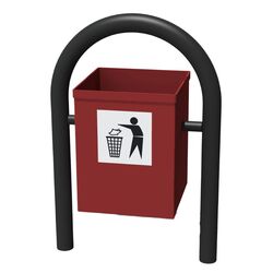 Urna stradala pentru gunoi Copfer PTP 052 (Black/Brown)